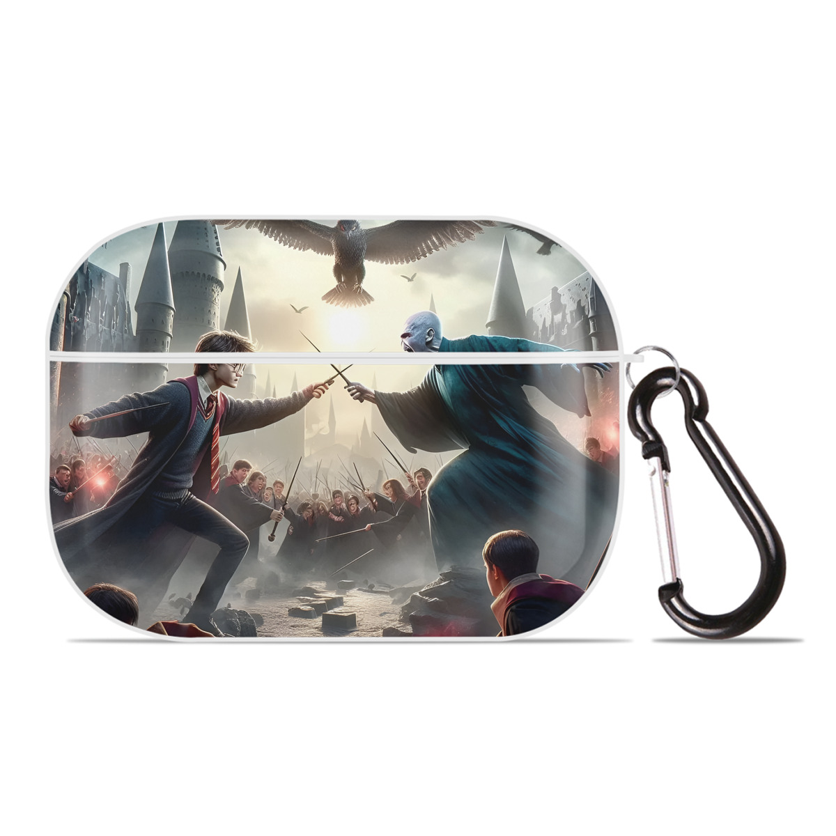 （画像用） Harry Potter ハリー・ポッターシリーズ 【AirPods Pro用】ハードシェル保護ケース 耐衝撃・防指紋・カラビナ付き商品仕様