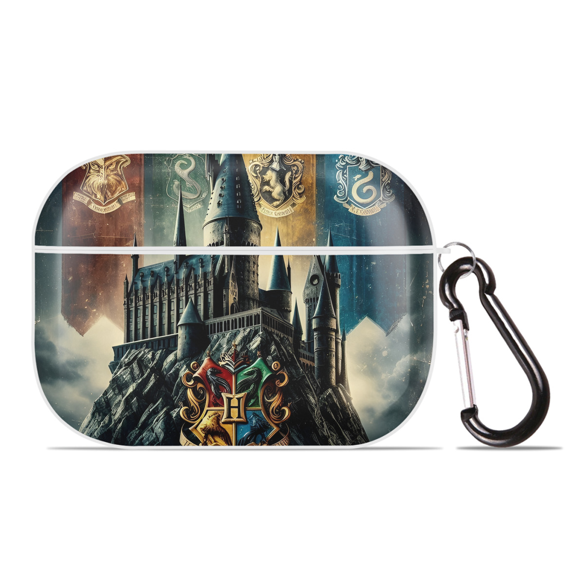 （画像用） Harry Potter ハリー・ポッターシリーズ 【AirPods Pro用】ハードシェル保護ケース 耐衝撃・防指紋・カラビナ付き商品仕様