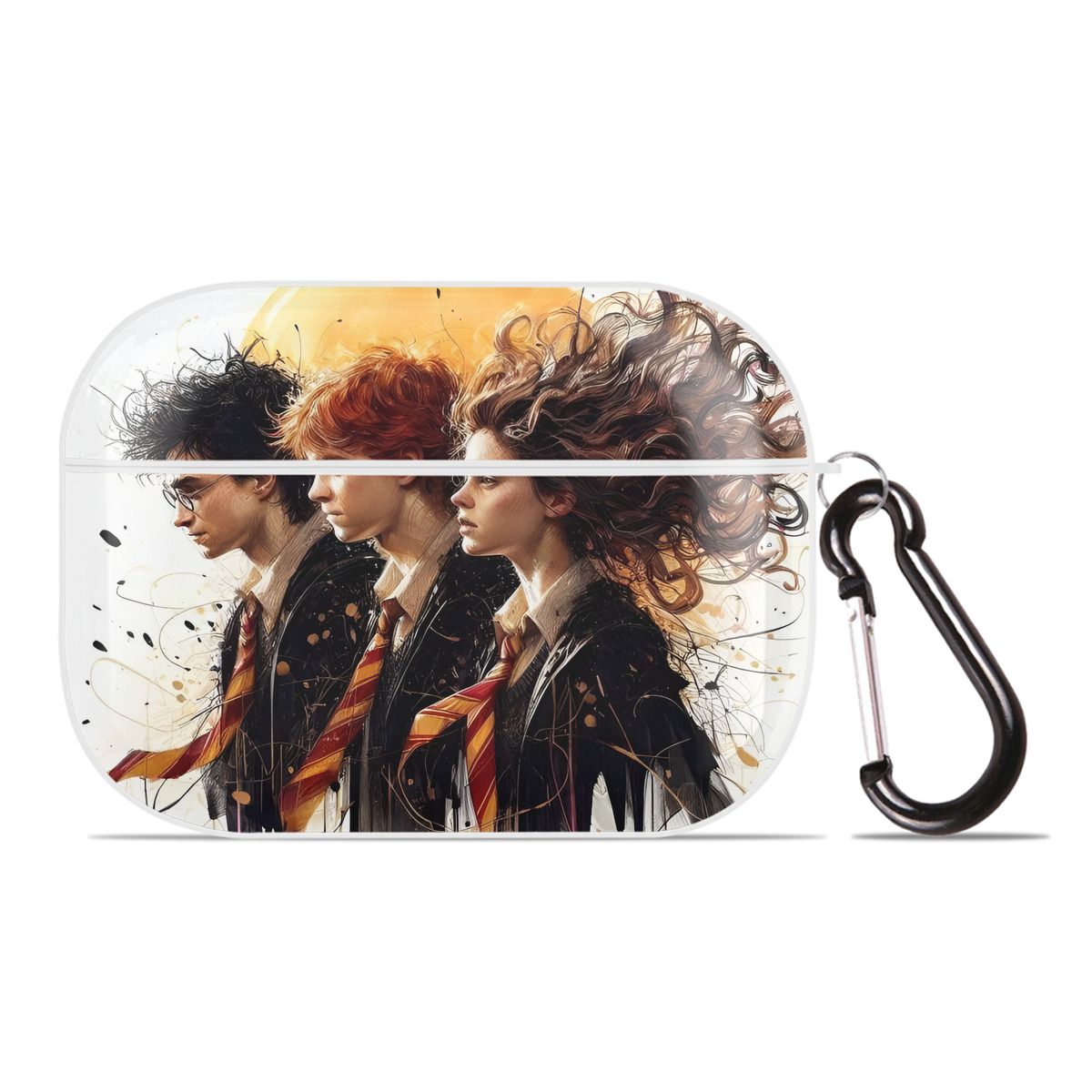 （画像用） Harry Potter ハリー・ポッターシリーズ 【AirPods Pro用】ハードシェル保護ケース 耐衝撃・防指紋・カラビナ付き商品仕様