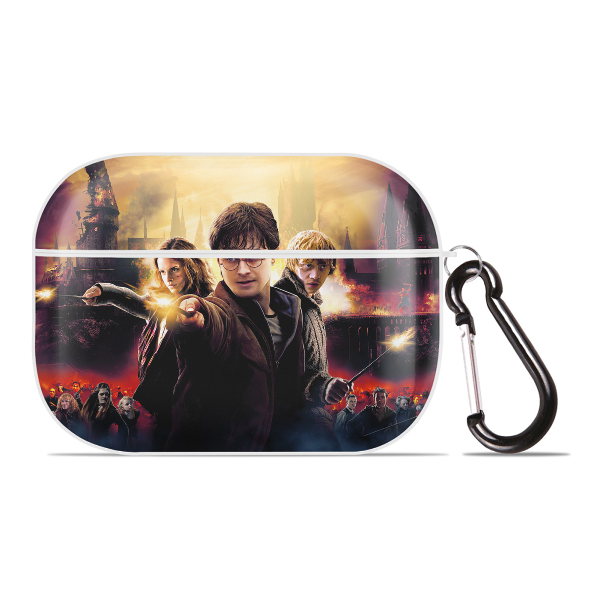 （画像用） Harry Potter ハリー・ポッターシリーズ 【AirPods Pro用】ハードシェル保護ケース 耐衝撃・防指紋・カラビナ付き商品仕様