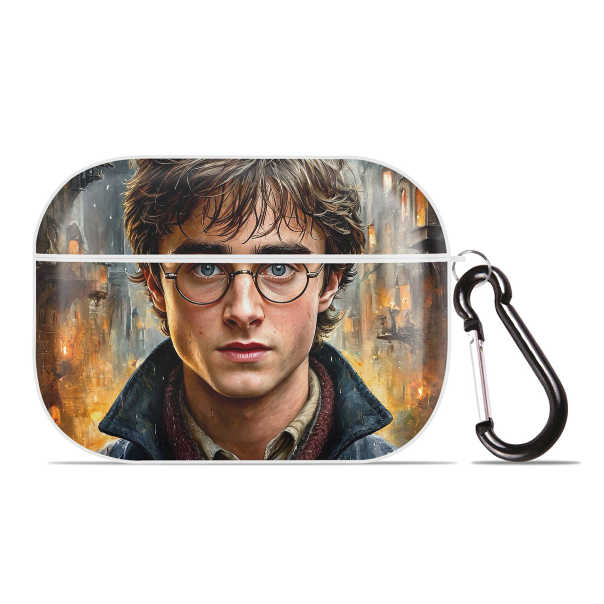 （画像用） Harry Potter ハリー・ポッターシリーズ 【AirPods Pro用】ハードシェル保護ケース 耐衝撃・防指紋・カラビナ付き商品仕様