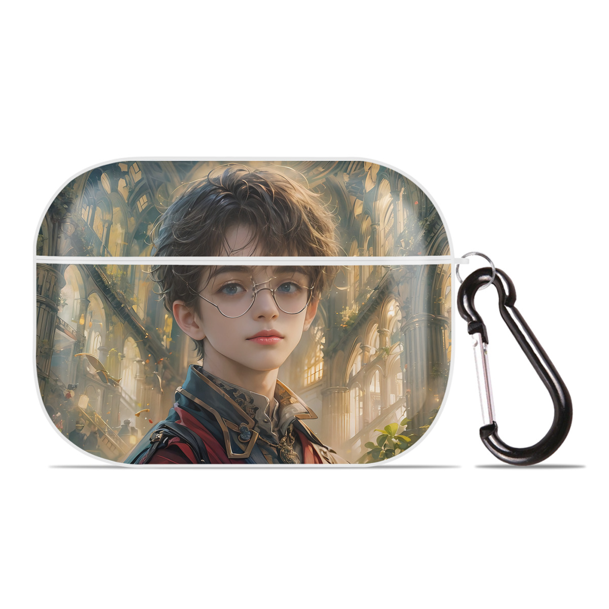 （画像用） Harry Potter ハリー・ポッターシリーズ 【AirPods Pro用】ハードシェル保護ケース 耐衝撃・防指紋・カラビナ付き商品仕様