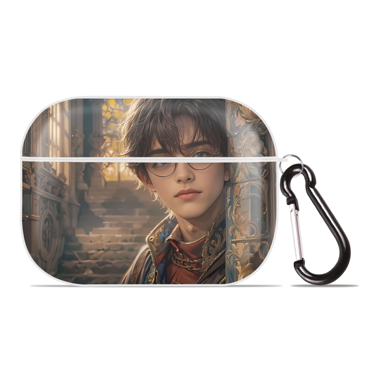 （画像用） Harry Potter ハリー・ポッターシリーズ 【AirPods Pro用】ハードシェル保護ケース 耐衝撃・防指紋・カラビナ付き商品仕様