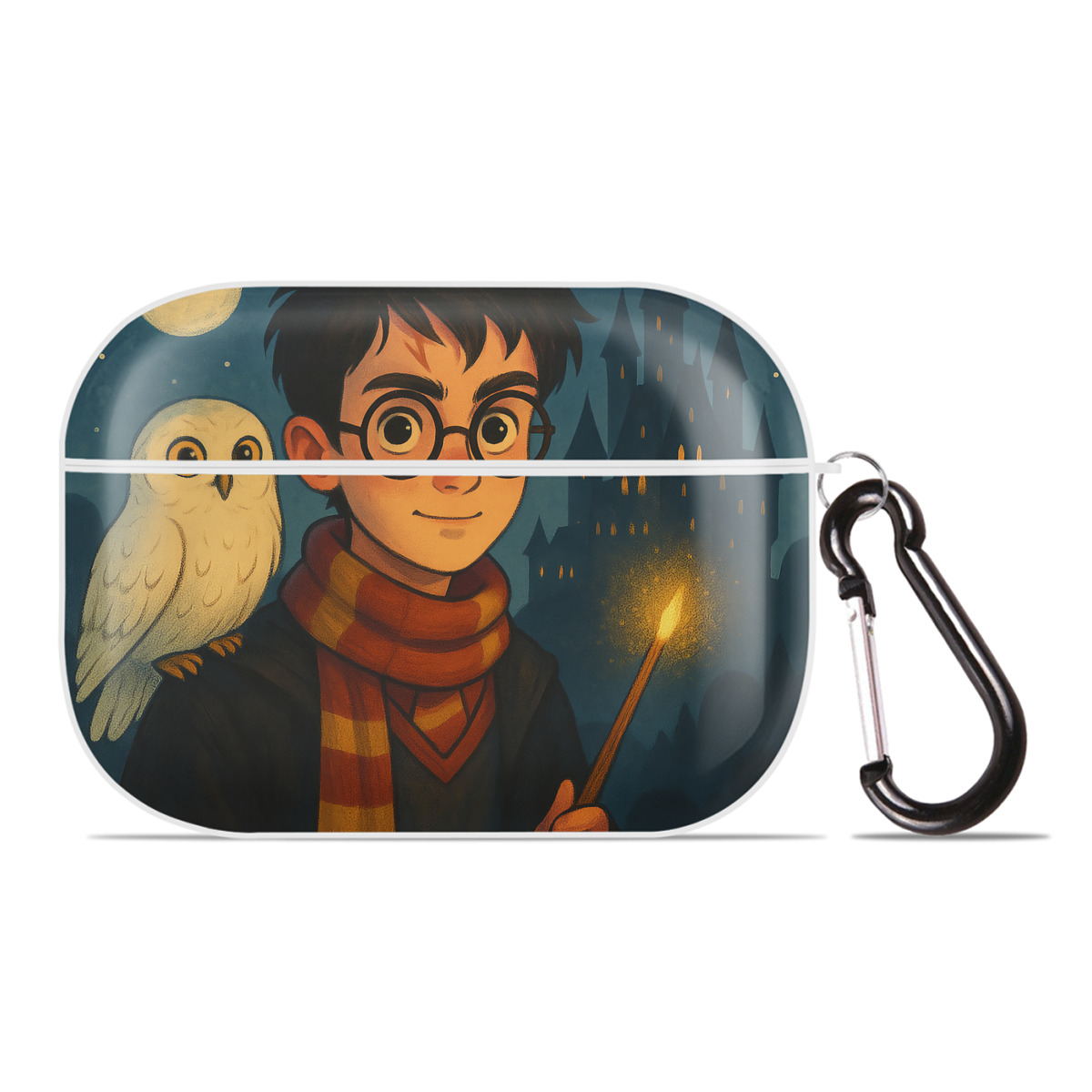 （画像用） Harry Potter ハリー・ポッターシリーズ 【AirPods Pro用】ハードシェル保護ケース 耐衝撃・防指紋・カラビナ付き商品仕様
