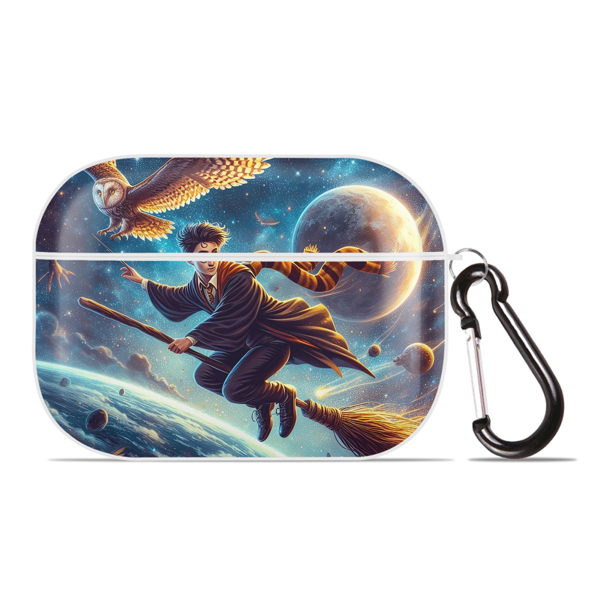 （画像用） Harry Potter ハリー・ポッターシリーズ 【AirPods Pro用】ハードシェル保護ケース 耐衝撃・防指紋・カラビナ付き商品仕様