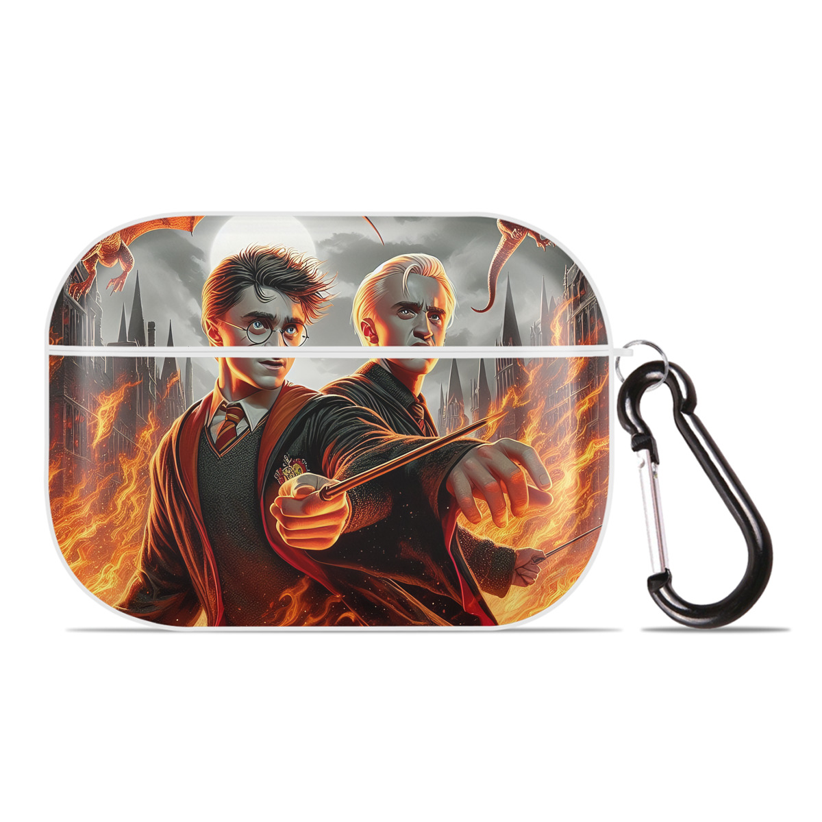 （画像用） Harry Potter ハリー・ポッターシリーズ 【AirPods Pro用】ハードシェル保護ケース 耐衝撃・防指紋・カラビナ付き商品仕様