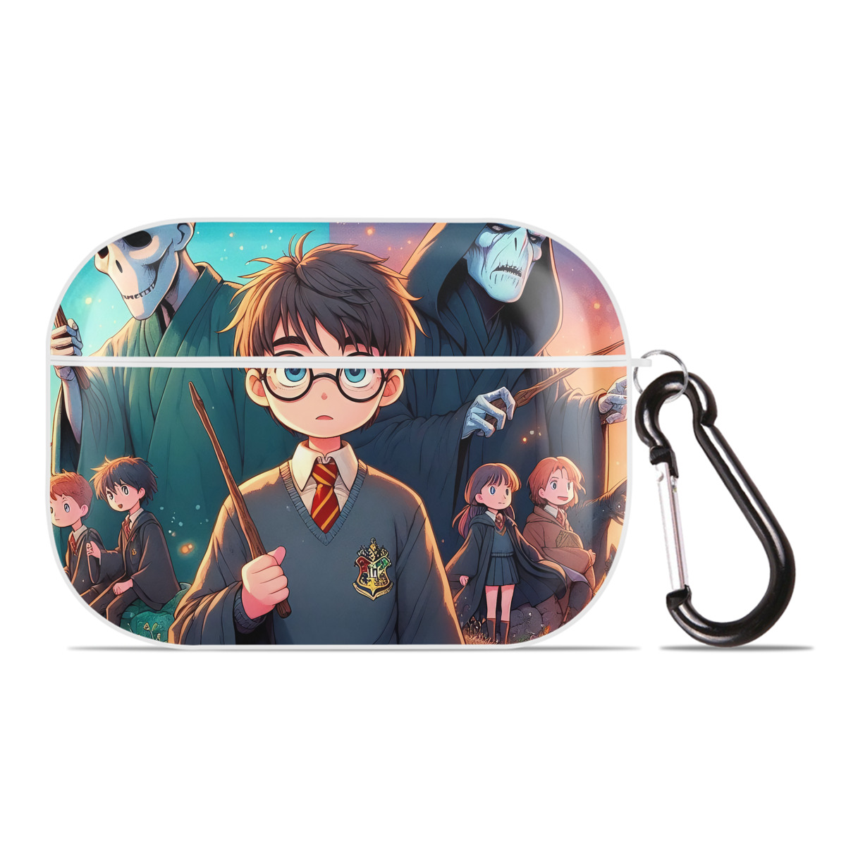 （画像用） Harry Potter ハリー・ポッターシリーズ 【AirPods Pro用】ハードシェル保護ケース 耐衝撃・防指紋・カラビナ付き商品仕様