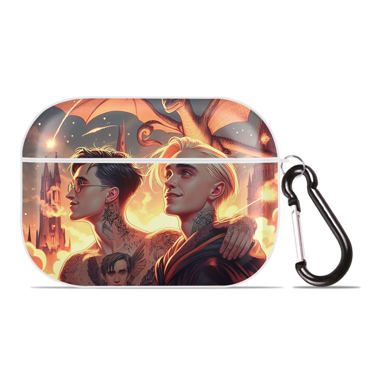 （画像用） Harry Potter ハリー・ポッターシリーズ 【AirPods Pro用】ハードシェル保護ケース 耐衝撃・防指紋・カラビナ付き商品仕様