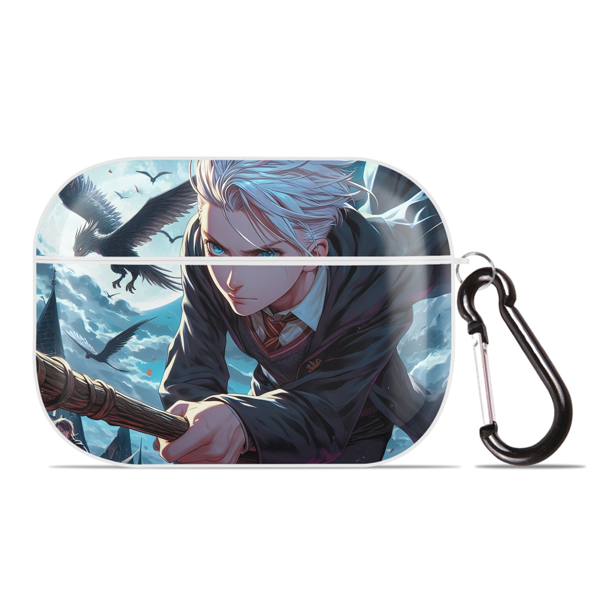 （画像用） Harry Potter ハリー・ポッターシリーズ 【AirPods Pro用】ハードシェル保護ケース 耐衝撃・防指紋・カラビナ付き商品仕様