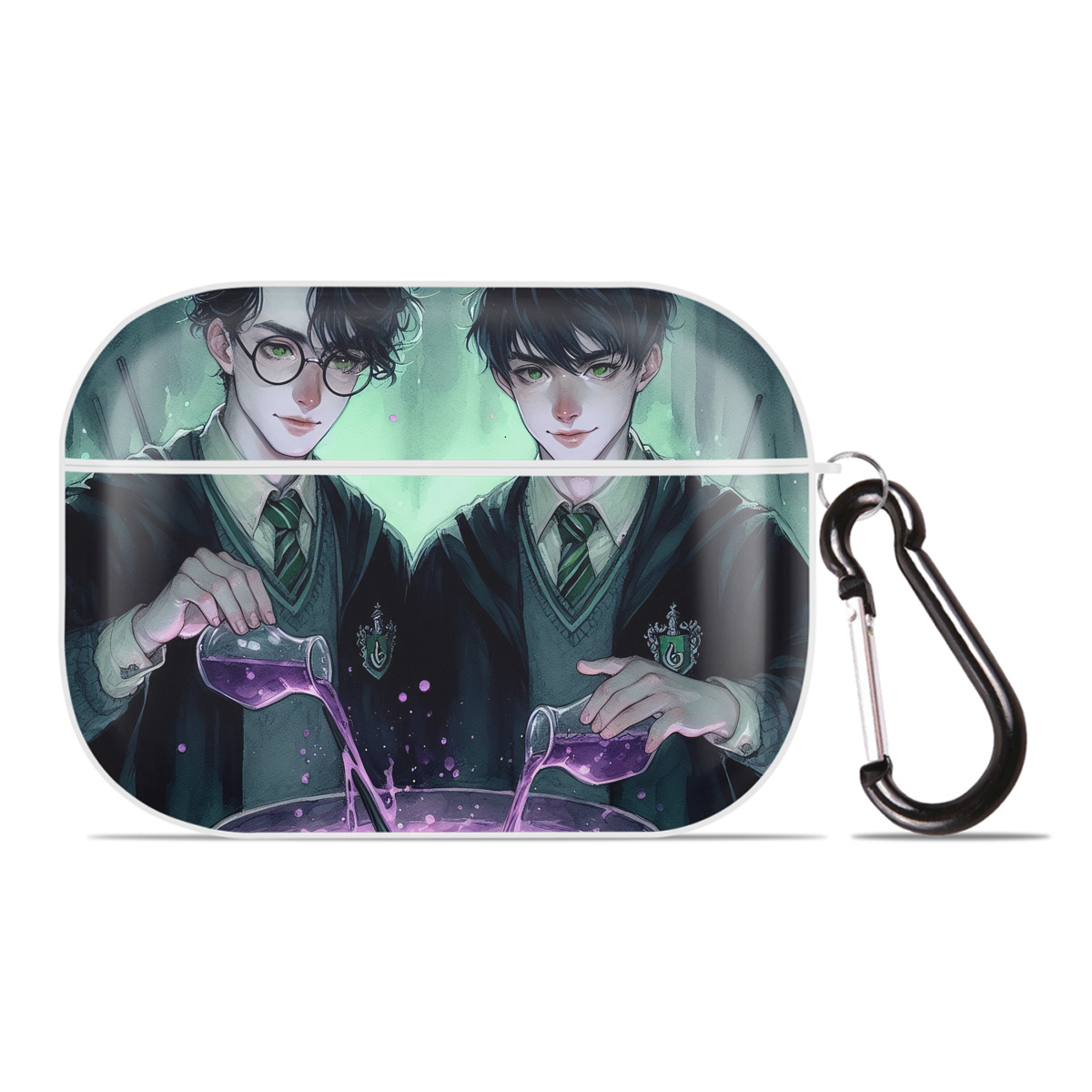 （画像用） Harry Potter ハリー・ポッターシリーズ 【AirPods Pro用】ハードシェル保護ケース 耐衝撃・防指紋・カラビナ付き商品仕様