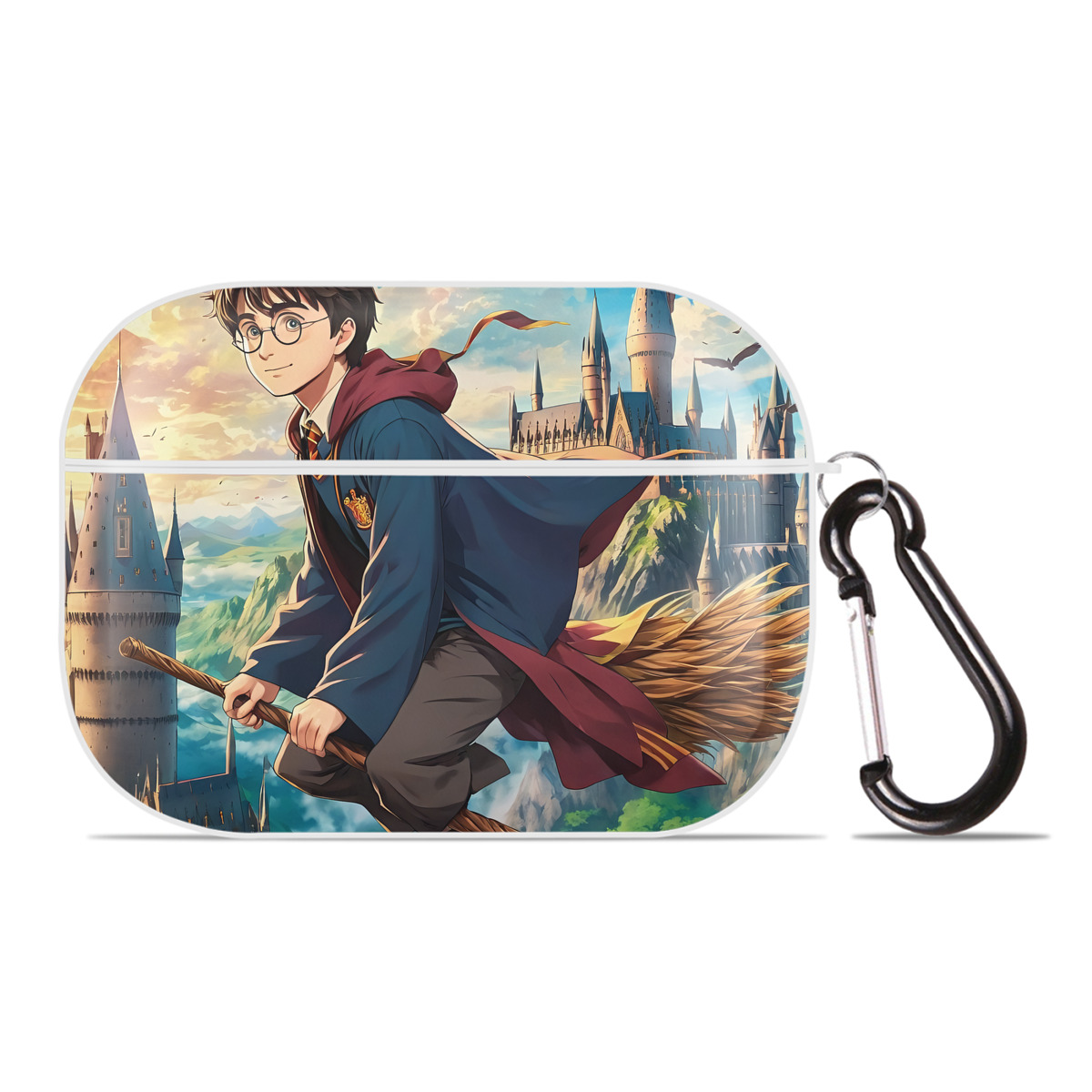 （画像用） Harry Potter ハリー・ポッターシリーズ 【AirPods Pro用】ハードシェル保護ケース 耐衝撃・防指紋・カラビナ付き商品仕様
