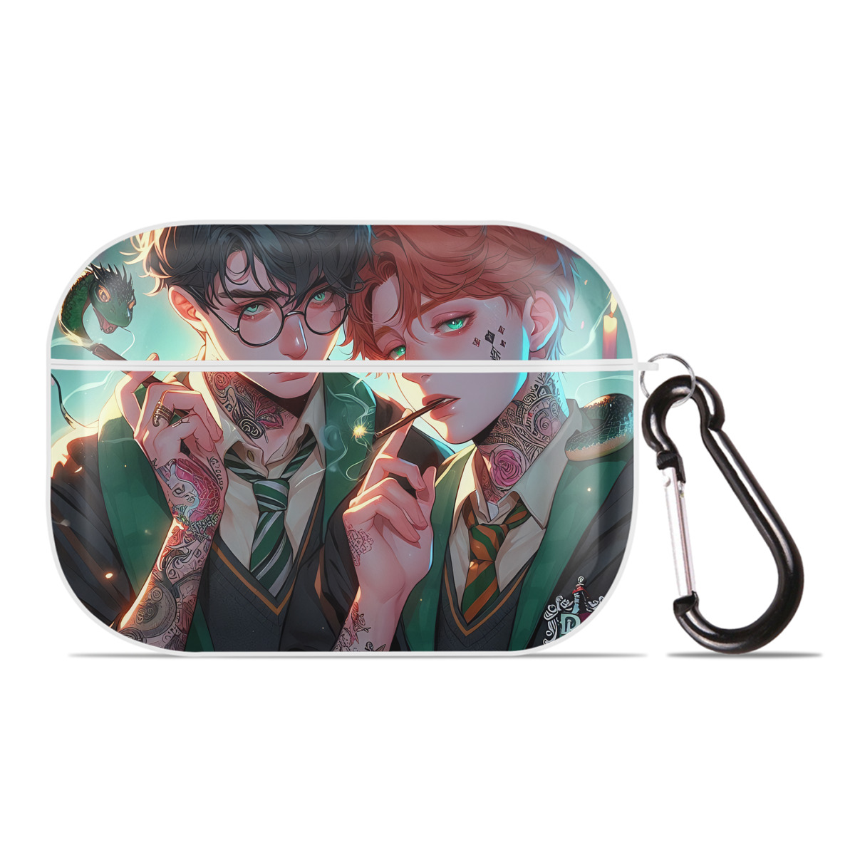 （画像用） Harry Potter ハリー・ポッターシリーズ 【AirPods Pro用】ハードシェル保護ケース 耐衝撃・防指紋・カラビナ付き商品仕様