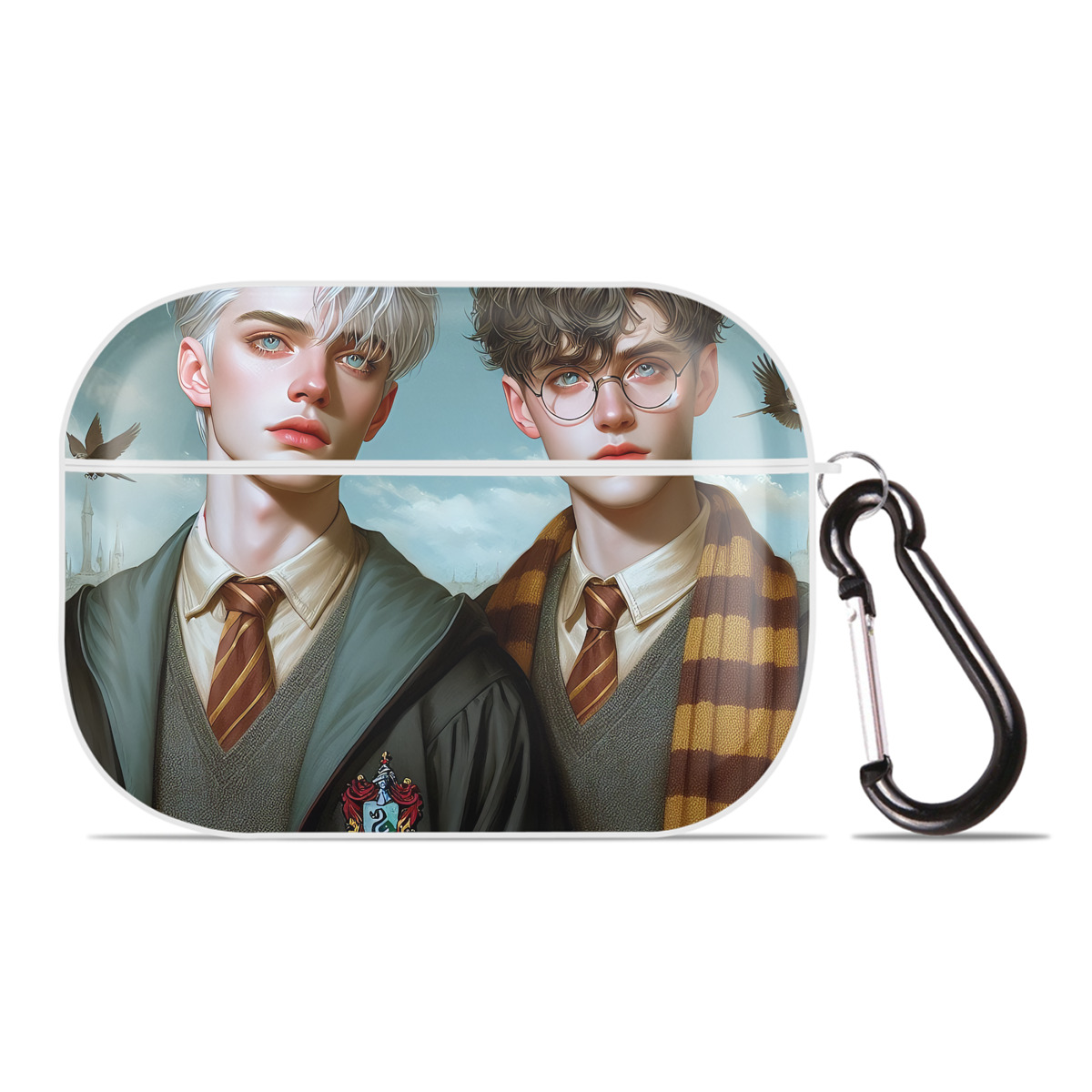 （画像用） Harry Potter ハリー・ポッターシリーズ 【AirPods Pro用】ハードシェル保護ケース 耐衝撃・防指紋・カラビナ付き商品仕様