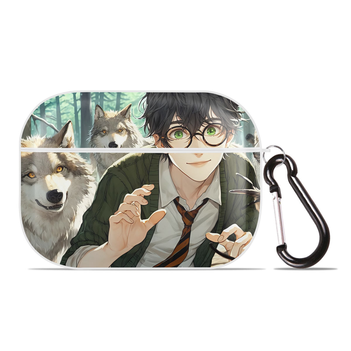 （画像用） Harry Potter ハリー・ポッターシリーズ 【AirPods Pro用】ハードシェル保護ケース 耐衝撃・防指紋・カラビナ付き商品仕様