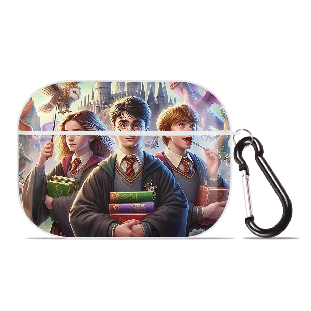 （画像用） Harry Potter ハリー・ポッターシリーズ 【AirPods Pro用】ハードシェル保護ケース 耐衝撃・防指紋・カラビナ付き商品仕様