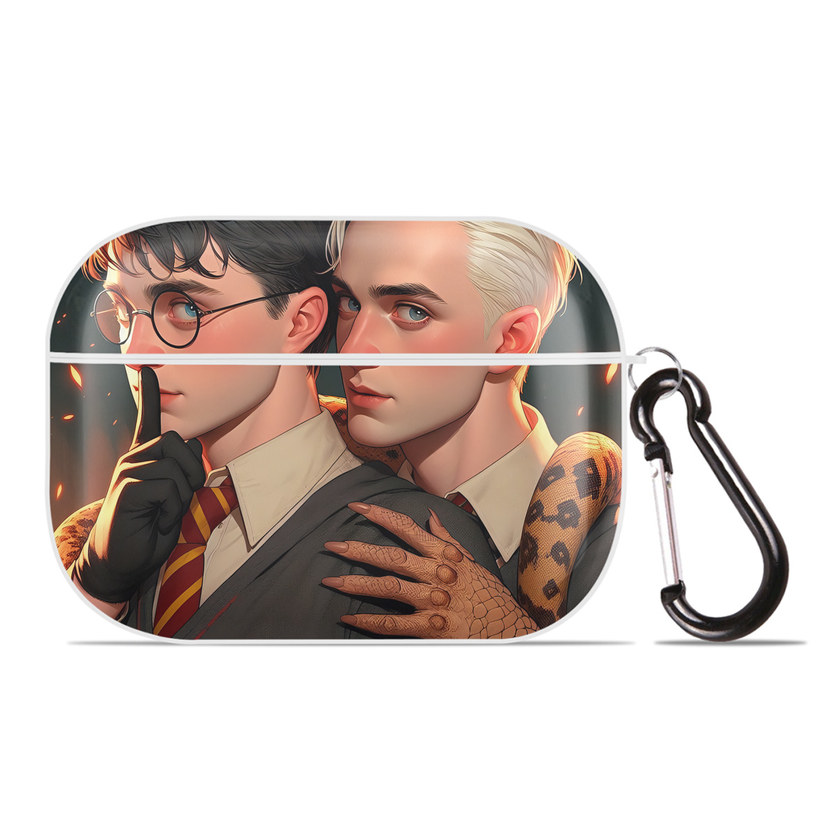 （画像用） Harry Potter ハリー・ポッターシリーズ 【AirPods Pro用】ハードシェル保護ケース 耐衝撃・防指紋・カラビナ付き商品仕様