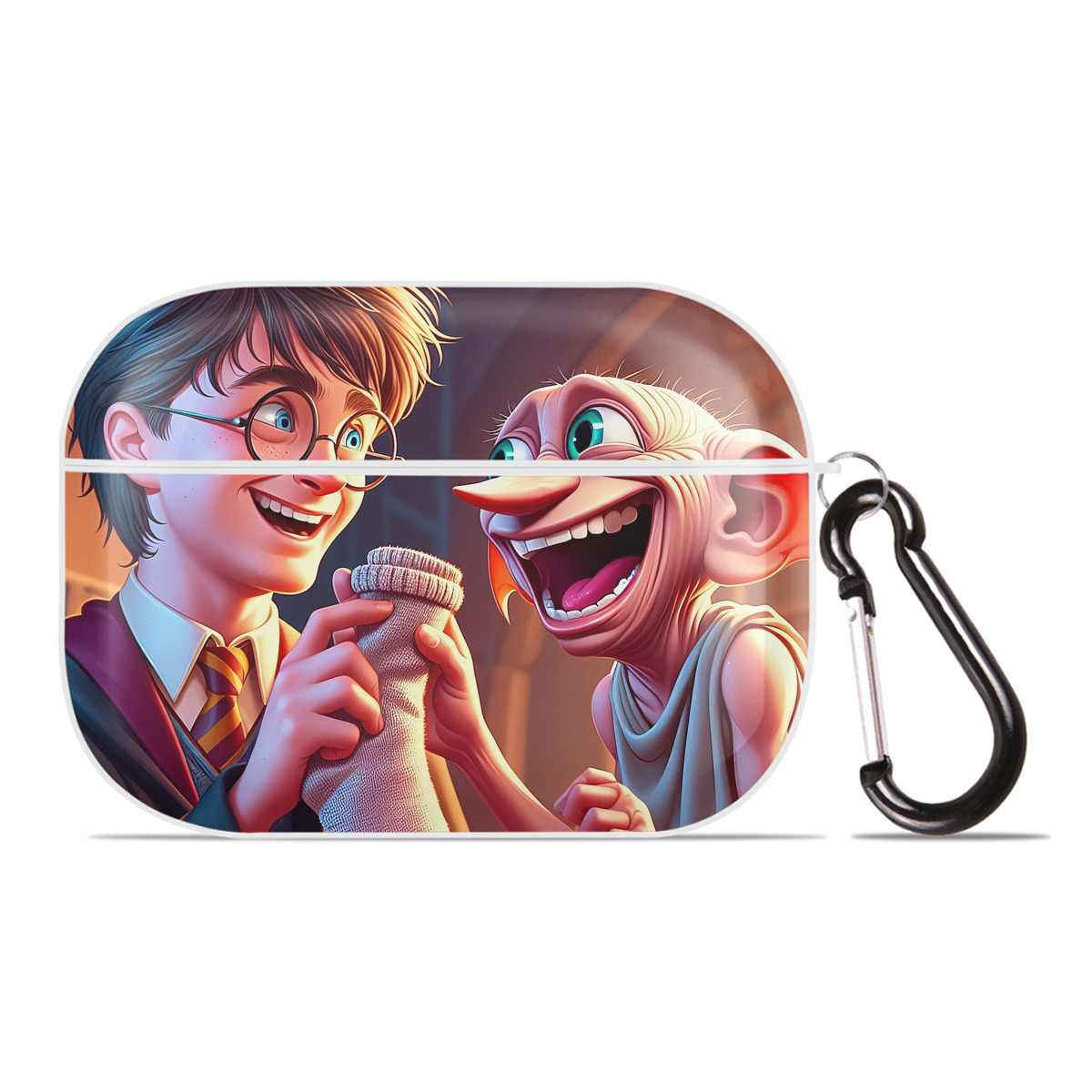 （画像用） Harry Potter ハリー・ポッターシリーズ 【AirPods Pro用】ハードシェル保護ケース 耐衝撃・防指紋・カラビナ付き商品仕様