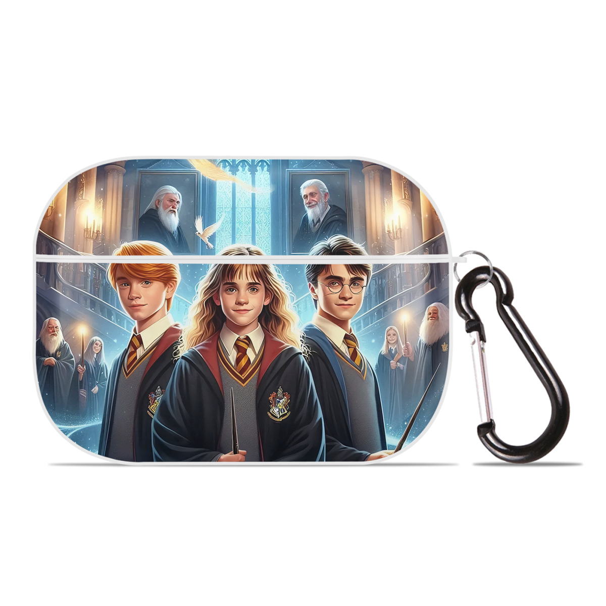 （画像用） Harry Potter ハリー・ポッターシリーズ 【AirPods Pro用】ハードシェル保護ケース 耐衝撃・防指紋・カラビナ付き商品仕様