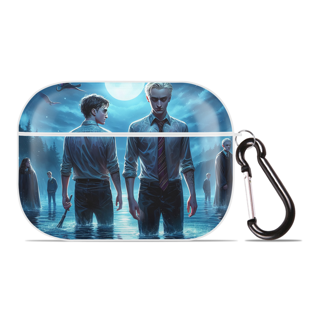（画像用） Harry Potter ハリー・ポッターシリーズ 【AirPods Pro用】ハードシェル保護ケース 耐衝撃・防指紋・カラビナ付き商品仕様