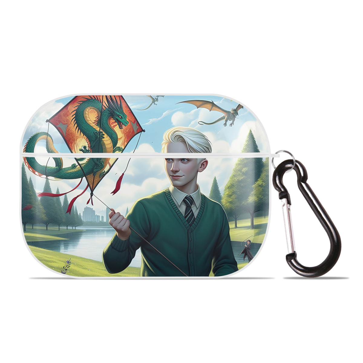 （画像用） Harry Potter ハリー・ポッターシリーズ 【AirPods Pro用】ハードシェル保護ケース 耐衝撃・防指紋・カラビナ付き商品仕様