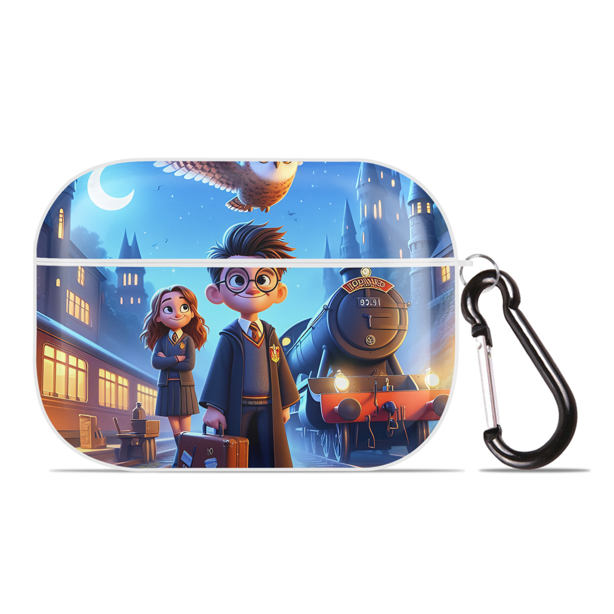 （画像用） Harry Potter ハリー・ポッターシリーズ 【AirPods Pro用】ハードシェル保護ケース 耐衝撃・防指紋・カラビナ付き商品仕様