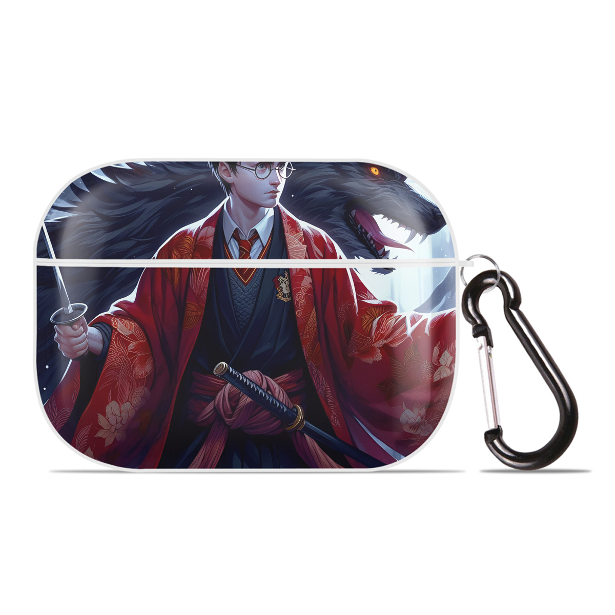 （画像用） Harry Potter ハリー・ポッターシリーズ 【AirPods Pro用】ハードシェル保護ケース 耐衝撃・防指紋・カラビナ付き商品仕様