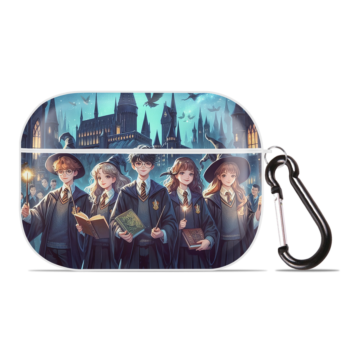 （画像用） Harry Potter ハリー・ポッターシリーズ 【AirPods Pro用】ハードシェル保護ケース 耐衝撃・防指紋・カラビナ付き商品仕様