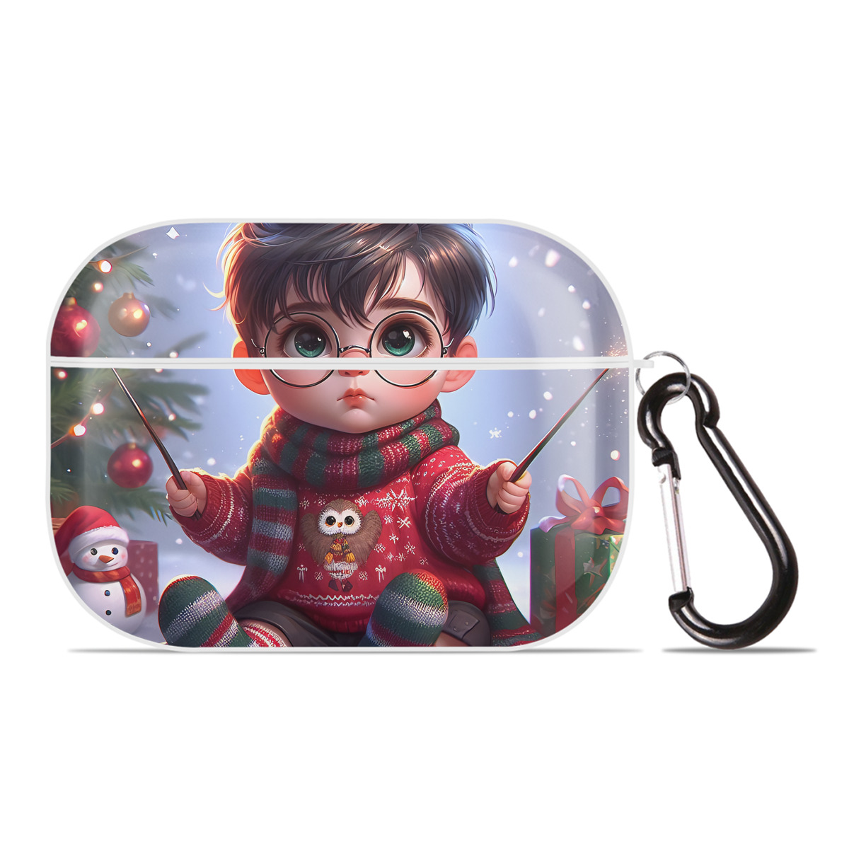（画像用） Harry Potter ハリー・ポッターシリーズ 【AirPods Pro用】ハードシェル保護ケース 耐衝撃・防指紋・カラビナ付き商品仕様