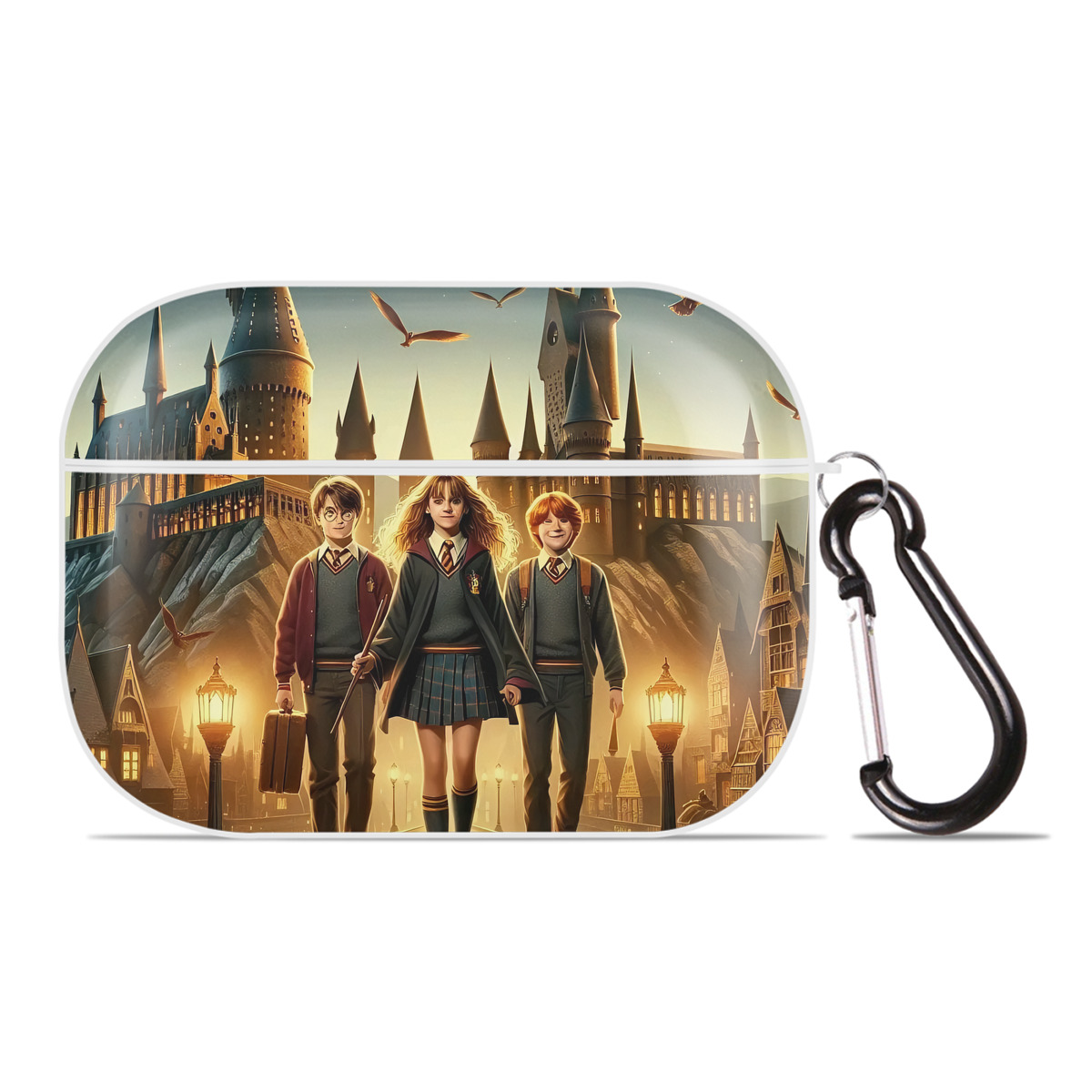 （画像用） Harry Potter ハリー・ポッターシリーズ 【AirPods Pro用】ハードシェル保護ケース 耐衝撃・防指紋・カラビナ付き商品仕様