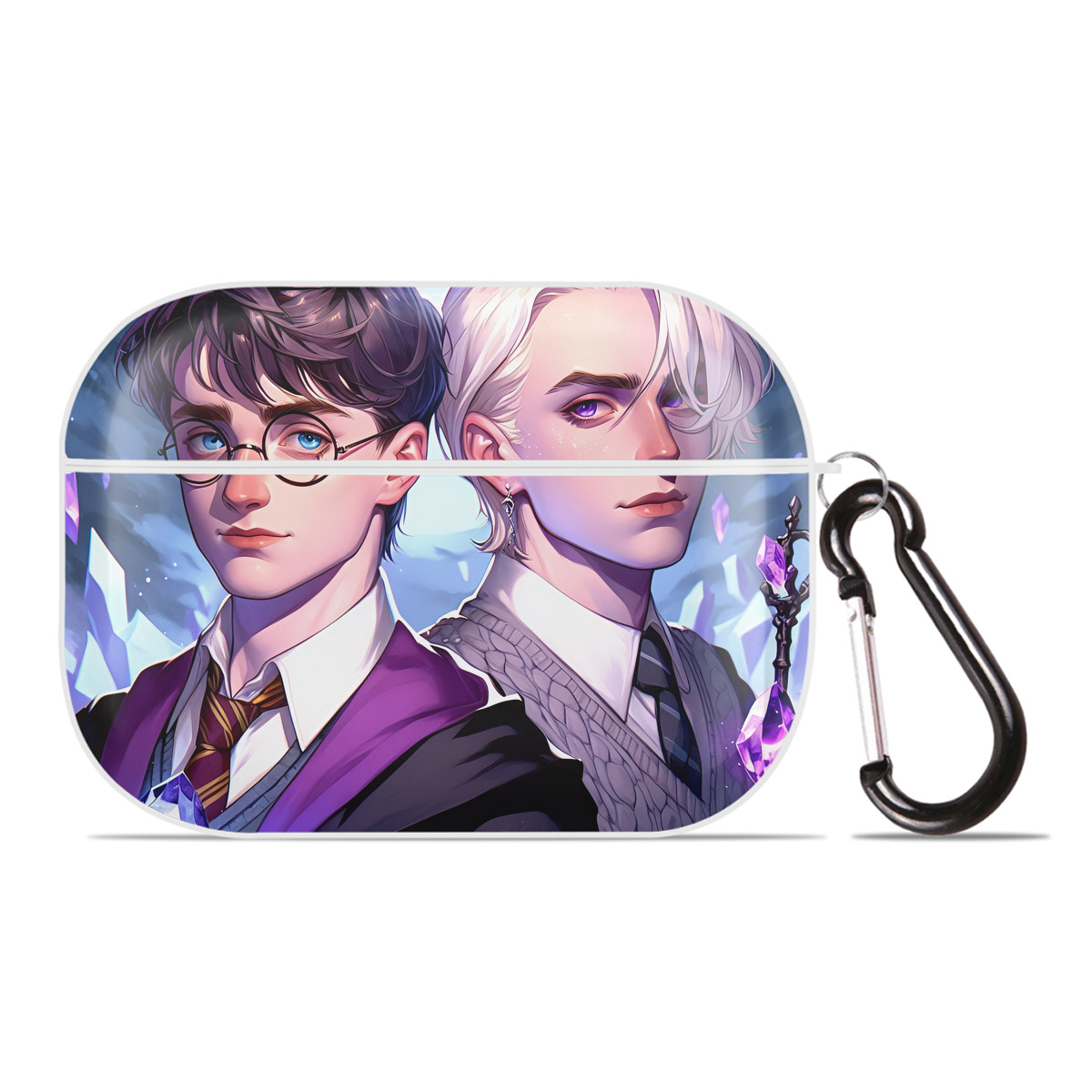 （画像用） Harry Potter ハリー・ポッターシリーズ 【AirPods Pro用】ハードシェル保護ケース 耐衝撃・防指紋・カラビナ付き商品仕様