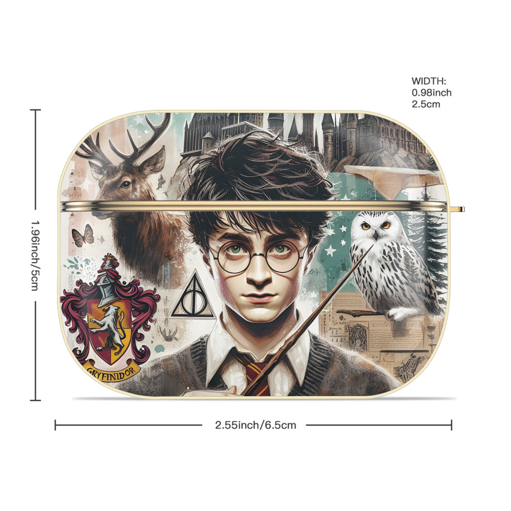Harry Potter ハリー・ポッターシリーズ 【AirPods Pro用】ハードシェル保護ケース｜耐衝撃・防指紋・カラビナ付き商品仕様