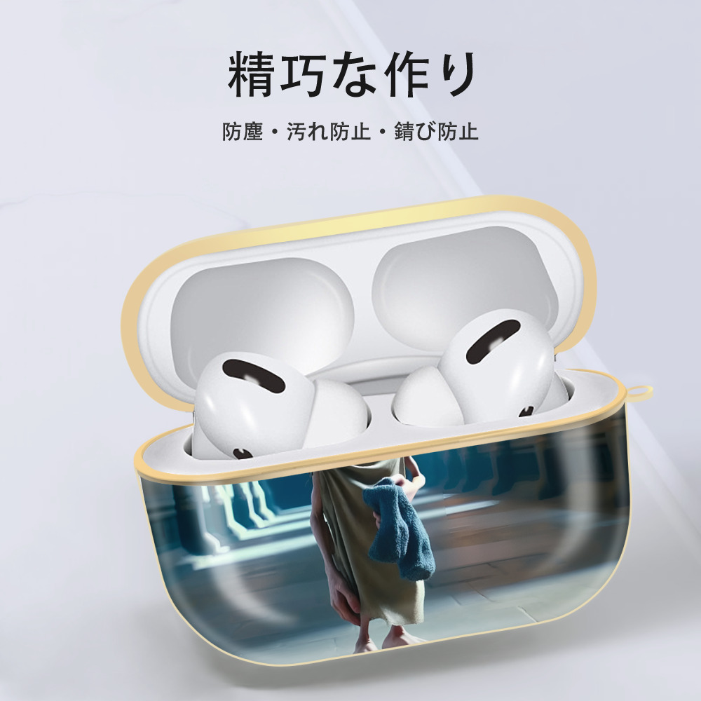 Harry Potter ハリー・ポッターシリーズ 【AirPods Pro用】ハードシェル保護ケース｜耐衝撃・防指紋・カラビナ付き商品仕様