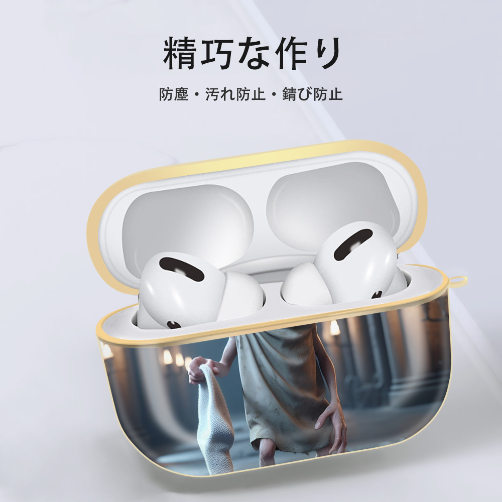 Harry Potter ハリー・ポッターシリーズ 【AirPods Pro用】ハードシェル保護ケース｜耐衝撃・防指紋・カラビナ付き商品仕様
