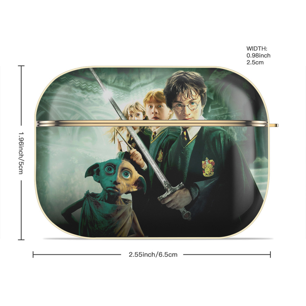 Harry Potter ハリー・ポッターシリーズ 【AirPods Pro用】ハードシェル保護ケース｜耐衝撃・防指紋・カラビナ付き商品仕様