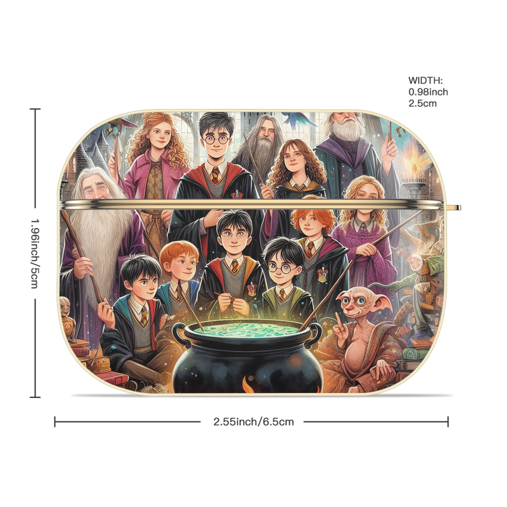 Harry Potter ハリー・ポッターシリーズ 【AirPods Pro用】ハードシェル保護ケース｜耐衝撃・防指紋・カラビナ付き商品仕様