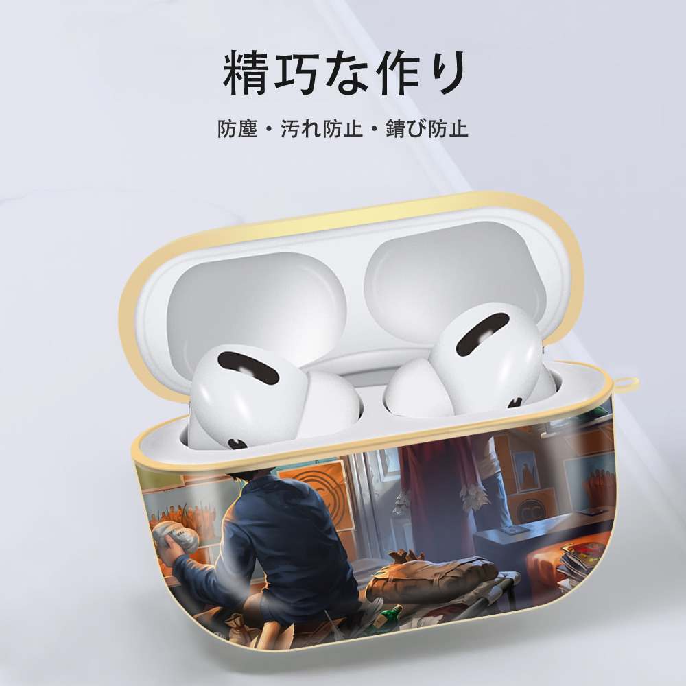 Harry Potter ハリー・ポッターシリーズ 【AirPods Pro用】ハードシェル保護ケース｜耐衝撃・防指紋・カラビナ付き商品仕様