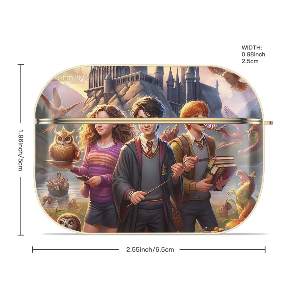 Harry Potter ハリー・ポッターシリーズ 【AirPods Pro用】ハードシェル保護ケース｜耐衝撃・防指紋・カラビナ付き商品仕様