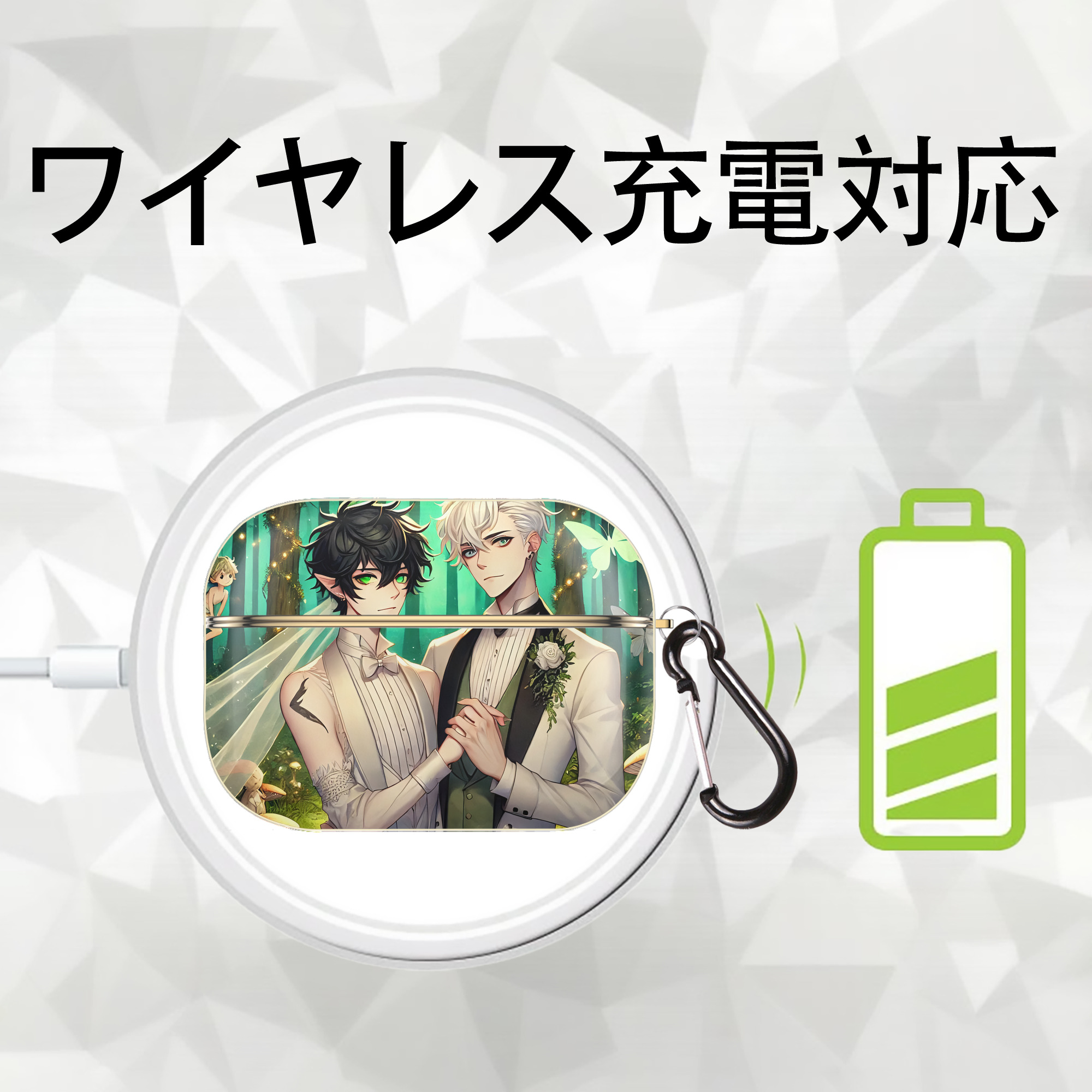 Harry Potter ハリー・ポッターシリーズ 【AirPods Pro用】ハードシェル保護ケース｜耐衝撃・防指紋・カラビナ付き商品仕様