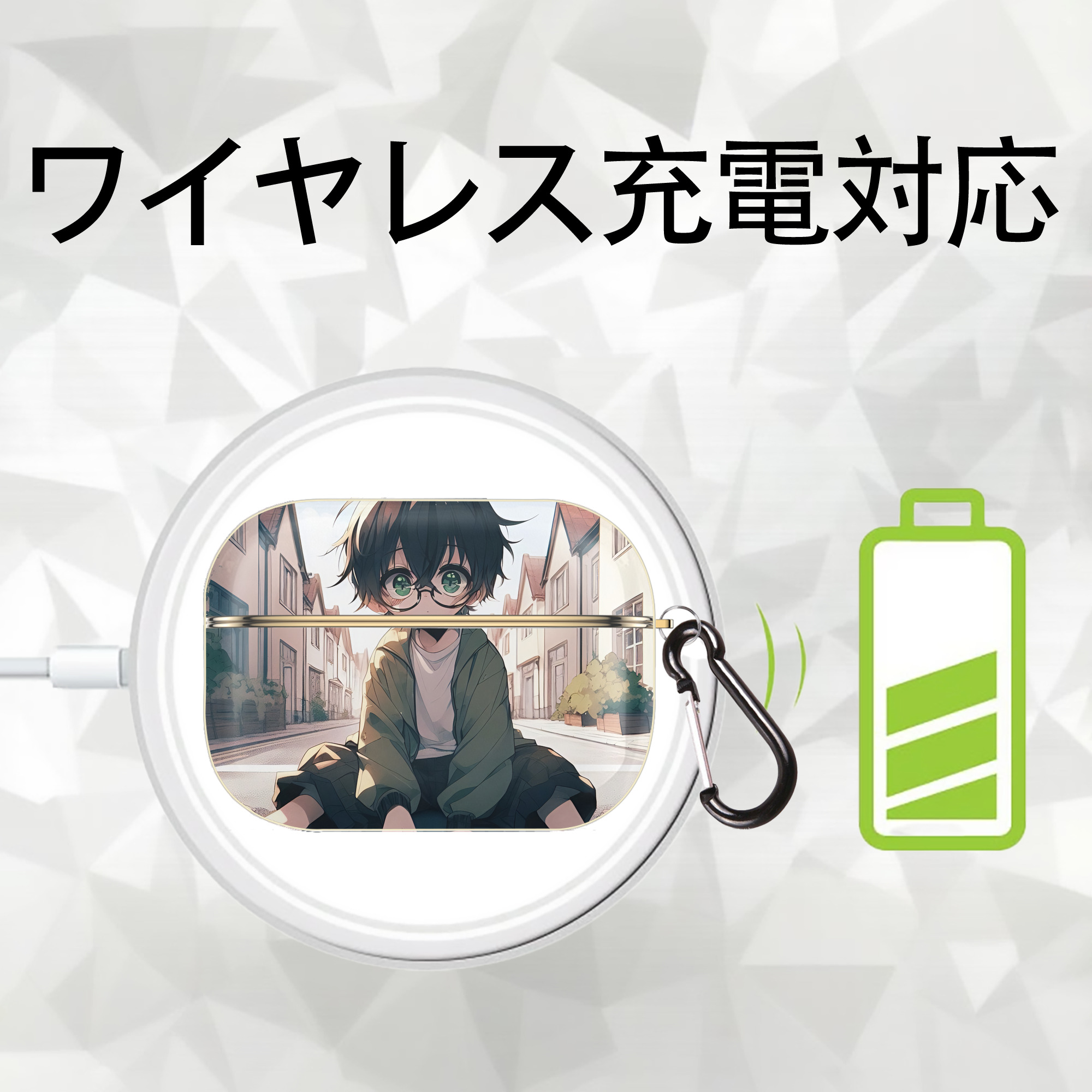 Harry Potter ハリー・ポッターシリーズ 【AirPods Pro用】ハードシェル保護ケース｜耐衝撃・防指紋・カラビナ付き商品仕様