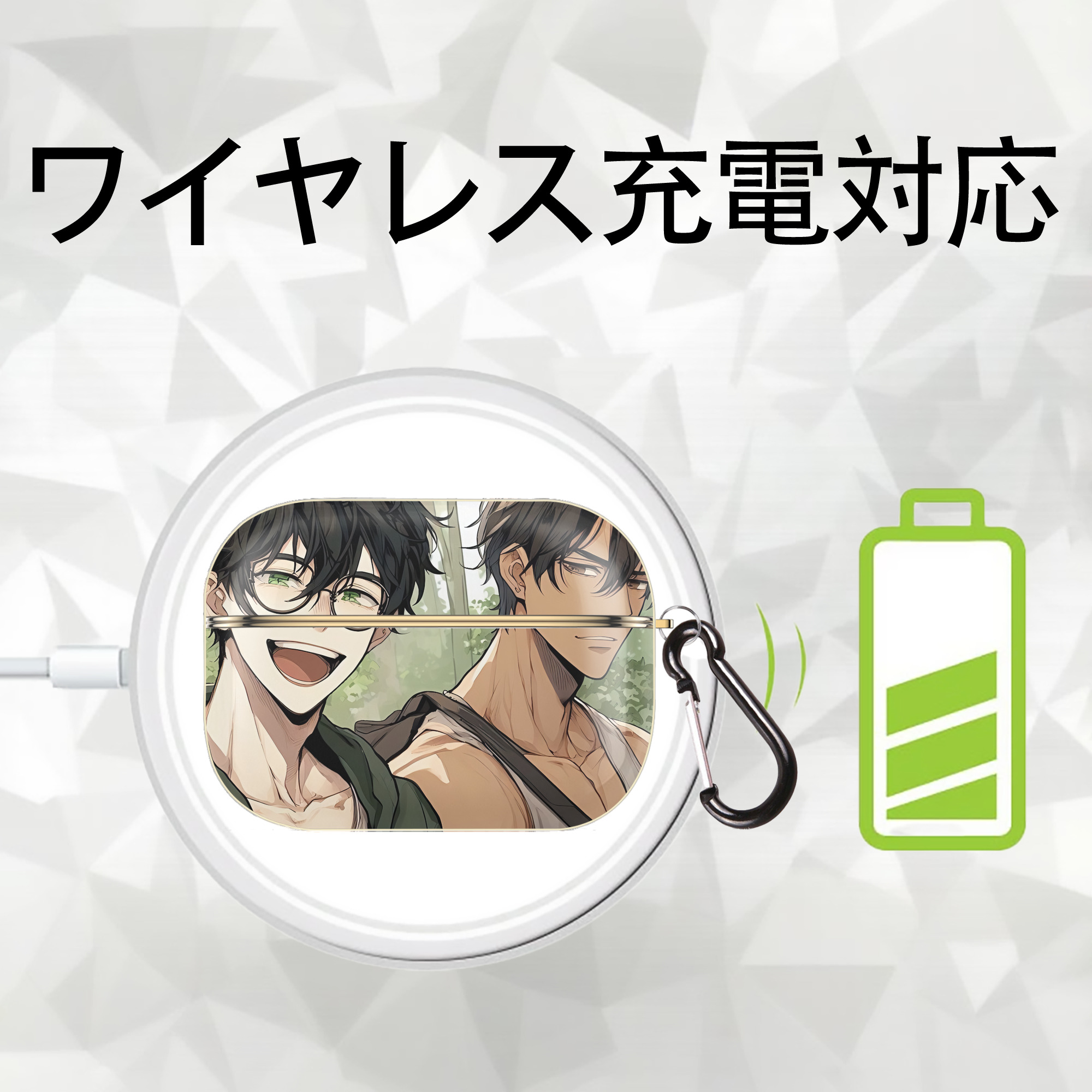 Harry Potter ハリー・ポッターシリーズ 【AirPods Pro用】ハードシェル保護ケース｜耐衝撃・防指紋・カラビナ付き商品仕様