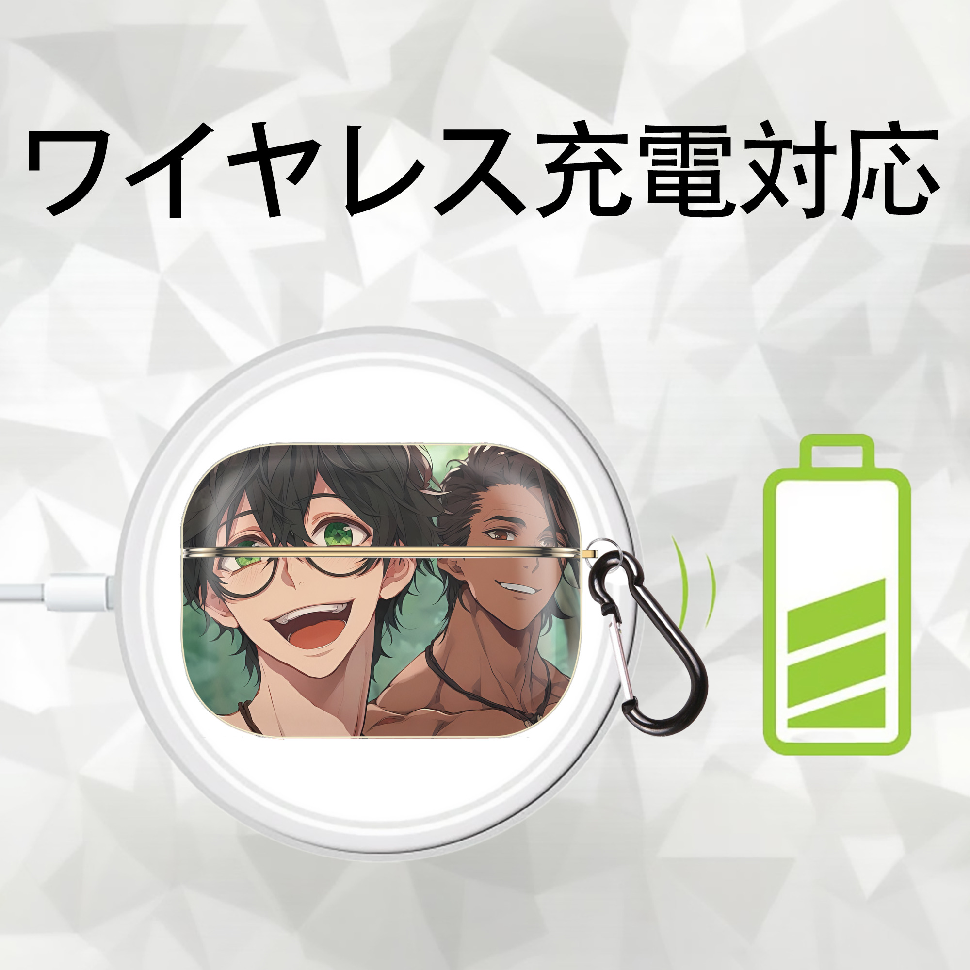 Harry Potter ハリー・ポッターシリーズ 【AirPods Pro用】ハードシェル保護ケース｜耐衝撃・防指紋・カラビナ付き商品仕様