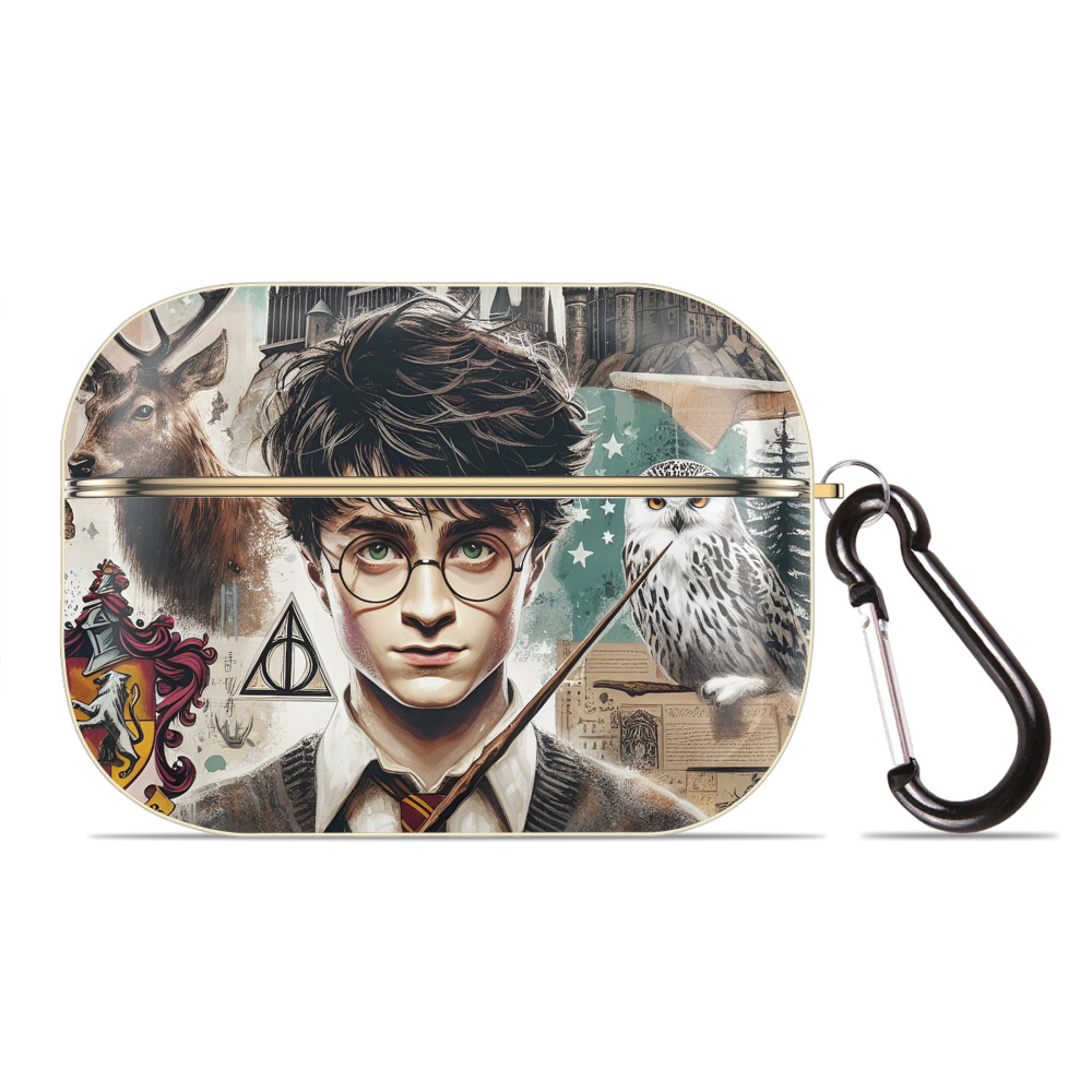 （画像用） Harry Potter ハリー・ポッターシリーズ 【AirPods Pro用】ハードシェル保護ケース｜耐衝撃・防指紋・カラビナ付き商品仕様