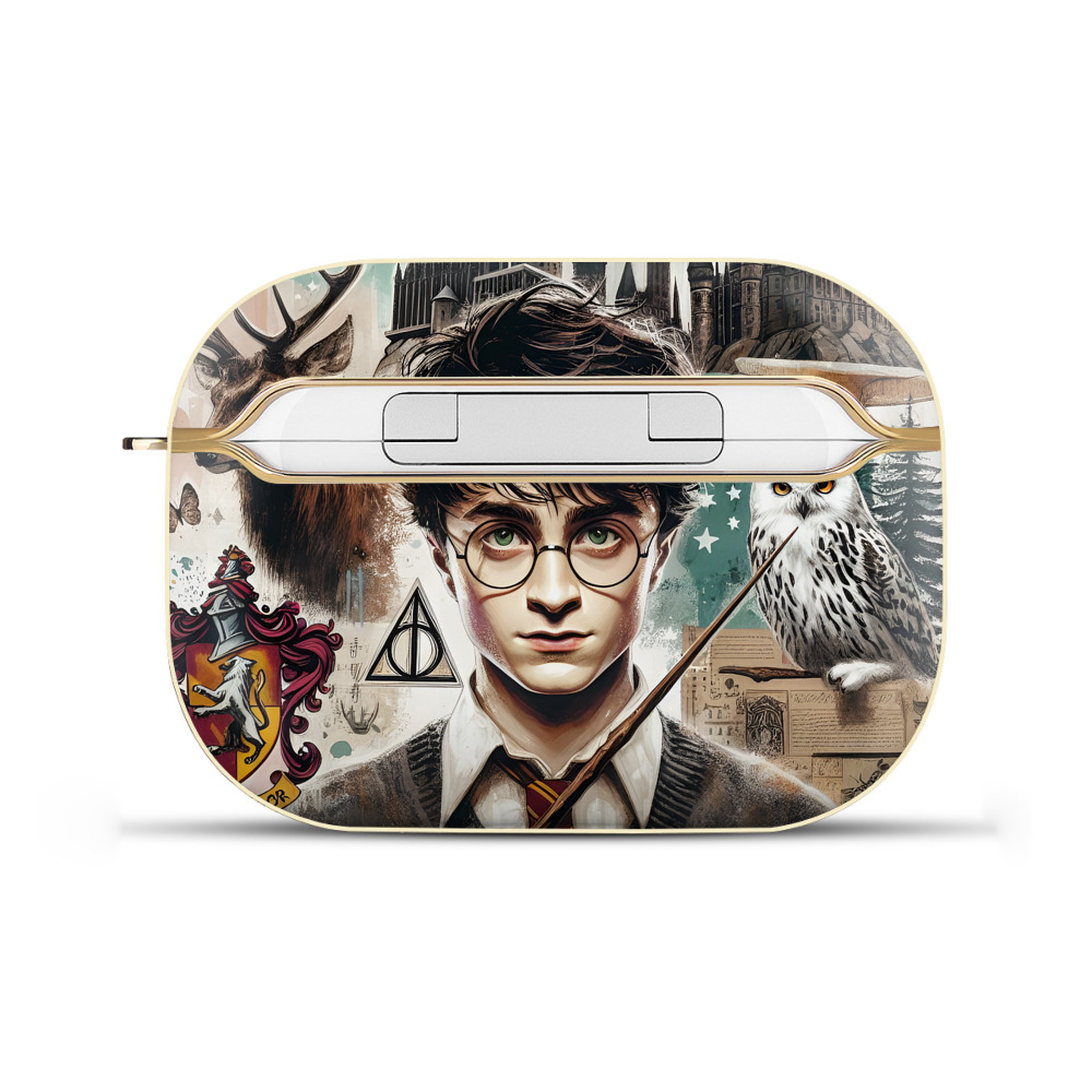 （画像用） Harry Potter ハリー・ポッターシリーズ 【AirPods Pro用】ハードシェル保護ケース｜耐衝撃・防指紋・カラビナ付き商品仕様
