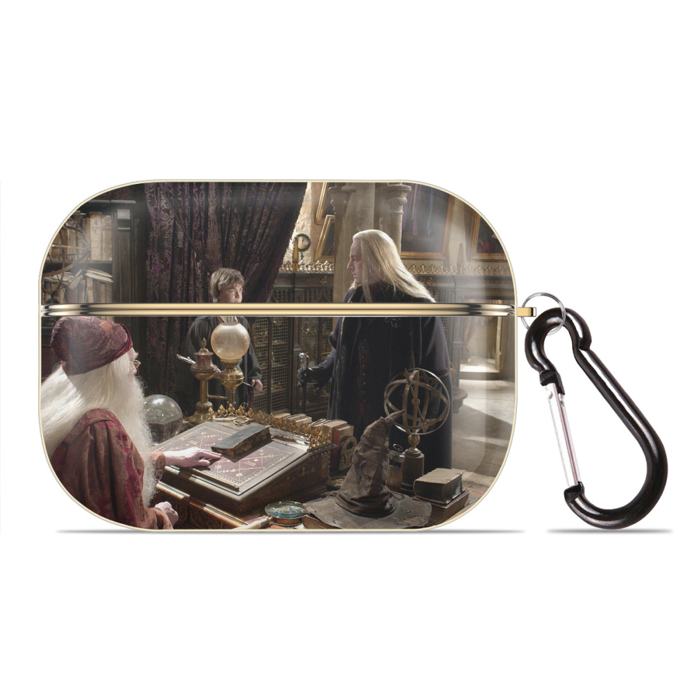 （画像用） Harry Potter ハリー・ポッターシリーズ 【AirPods Pro用】ハードシェル保護ケース｜耐衝撃・防指紋・カラビナ付き商品仕様