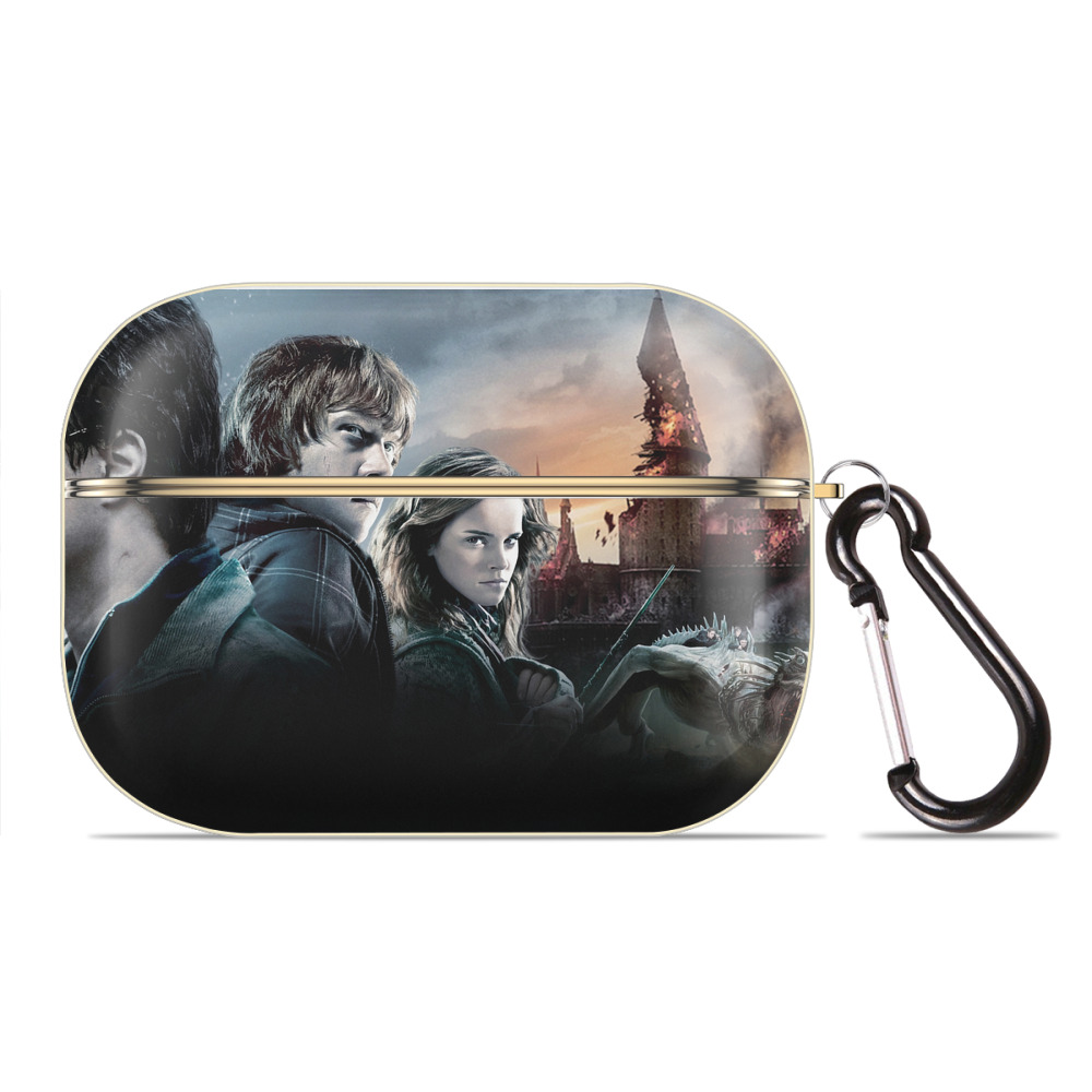 （画像用） Harry Potter ハリー・ポッターシリーズ 【AirPods Pro用】ハードシェル保護ケース｜耐衝撃・防指紋・カラビナ付き商品仕様