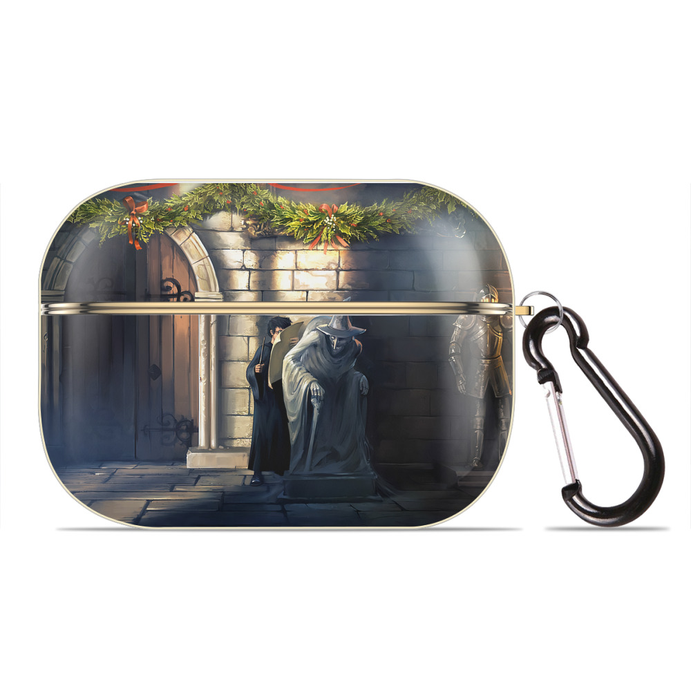 （画像用） Harry Potter ハリー・ポッターシリーズ 【AirPods Pro用】ハードシェル保護ケース｜耐衝撃・防指紋・カラビナ付き商品仕様