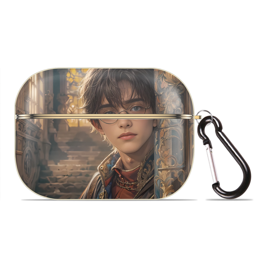 （画像用） Harry Potter ハリー・ポッターシリーズ 【AirPods Pro用】ハードシェル保護ケース｜耐衝撃・防指紋・カラビナ付き商品仕様
