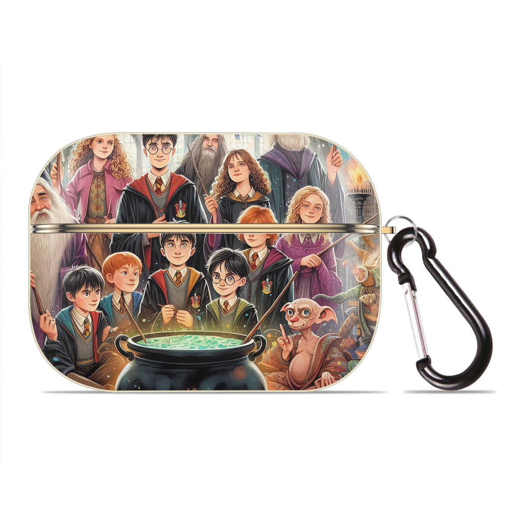 （画像用） Harry Potter ハリー・ポッターシリーズ 【AirPods Pro用】ハードシェル保護ケース｜耐衝撃・防指紋・カラビナ付き商品仕様