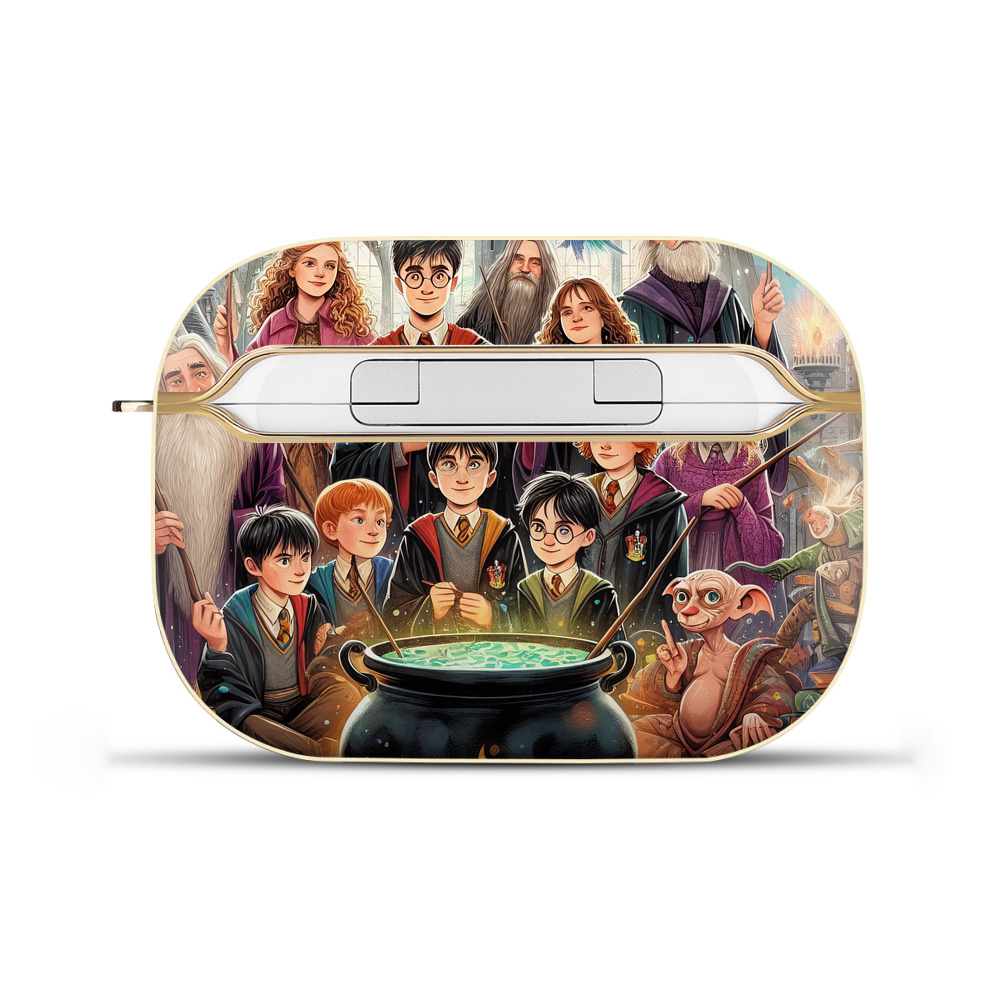 （画像用） Harry Potter ハリー・ポッターシリーズ 【AirPods Pro用】ハードシェル保護ケース｜耐衝撃・防指紋・カラビナ付き商品仕様