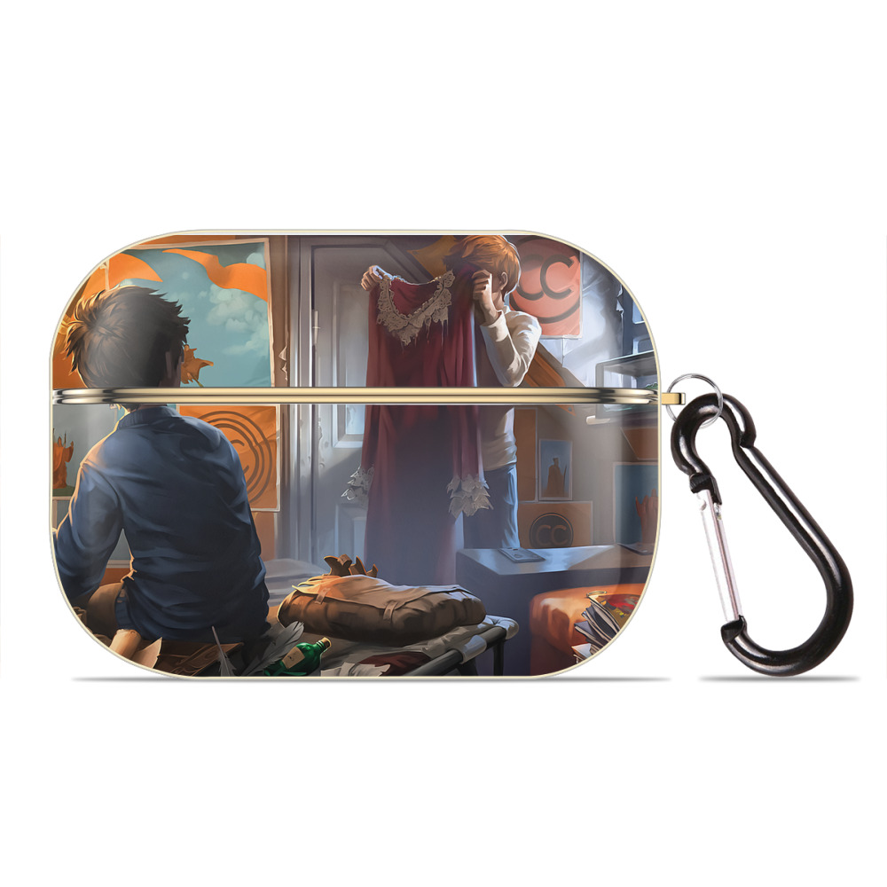 （画像用） Harry Potter ハリー・ポッターシリーズ 【AirPods Pro用】ハードシェル保護ケース｜耐衝撃・防指紋・カラビナ付き商品仕様